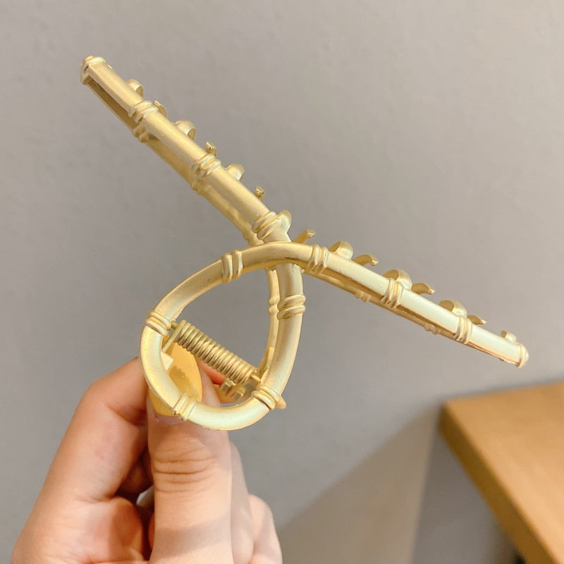 Pearl Hair Claw Set Clip - Orchid Unique