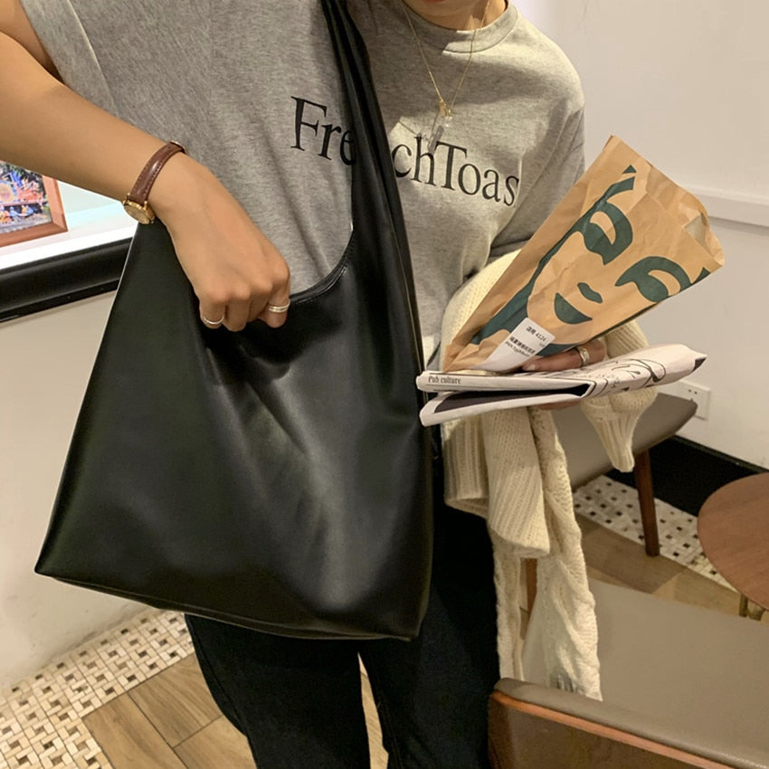 Soft Leather and Casual Women Shoulder Bag - Orchid Unique