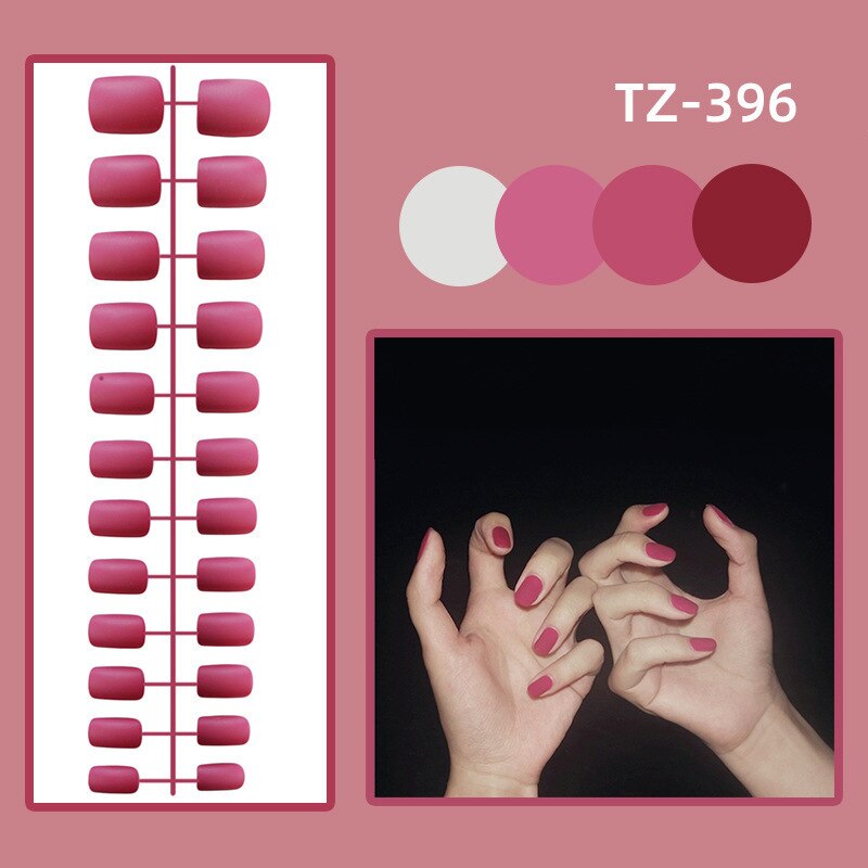 Matte False Nails Glue Square Head - Orchid Unique