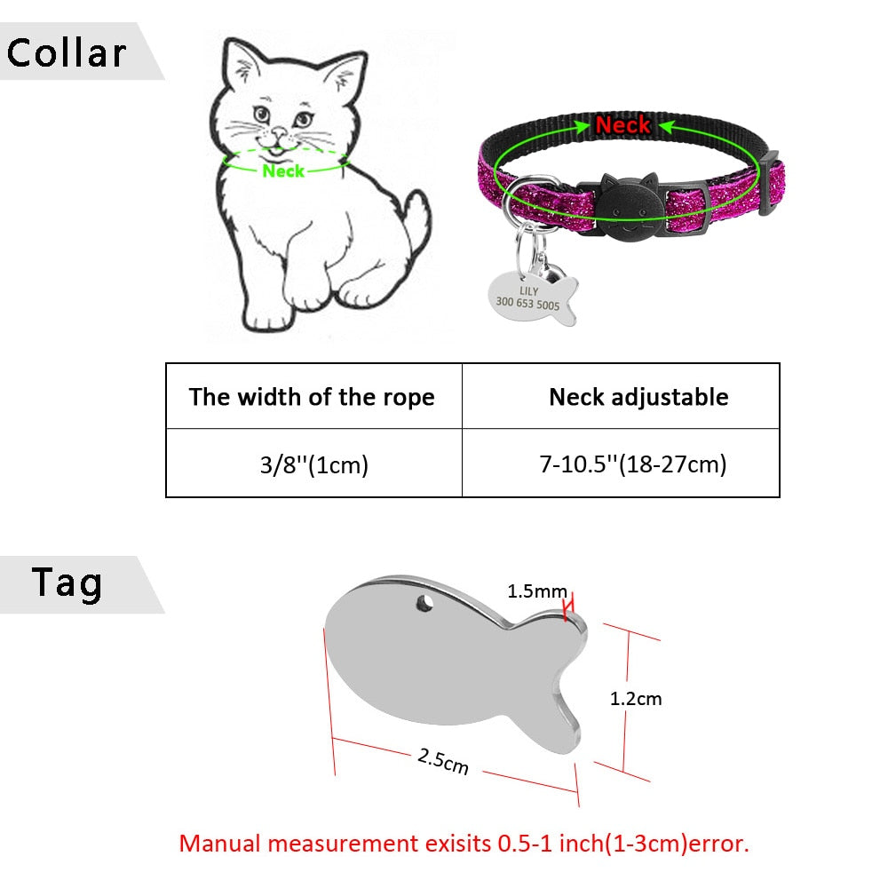 Quick Release Gorgeous Cat Collar - Orchid Unique