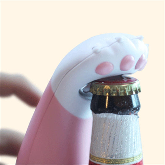 Cat Paw Bottle Beer Opener - Orchid Unique