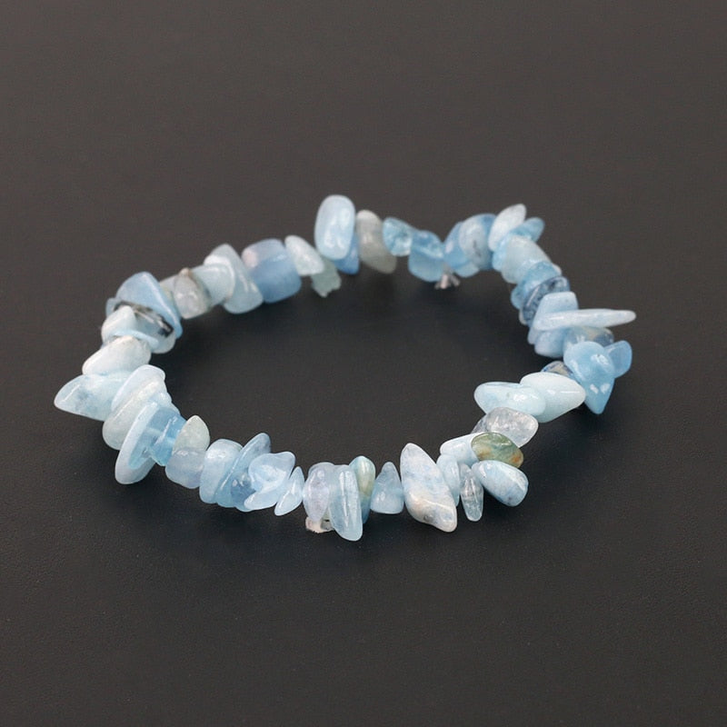 Irregular Energy Stone Bracelet - Orchid Unique