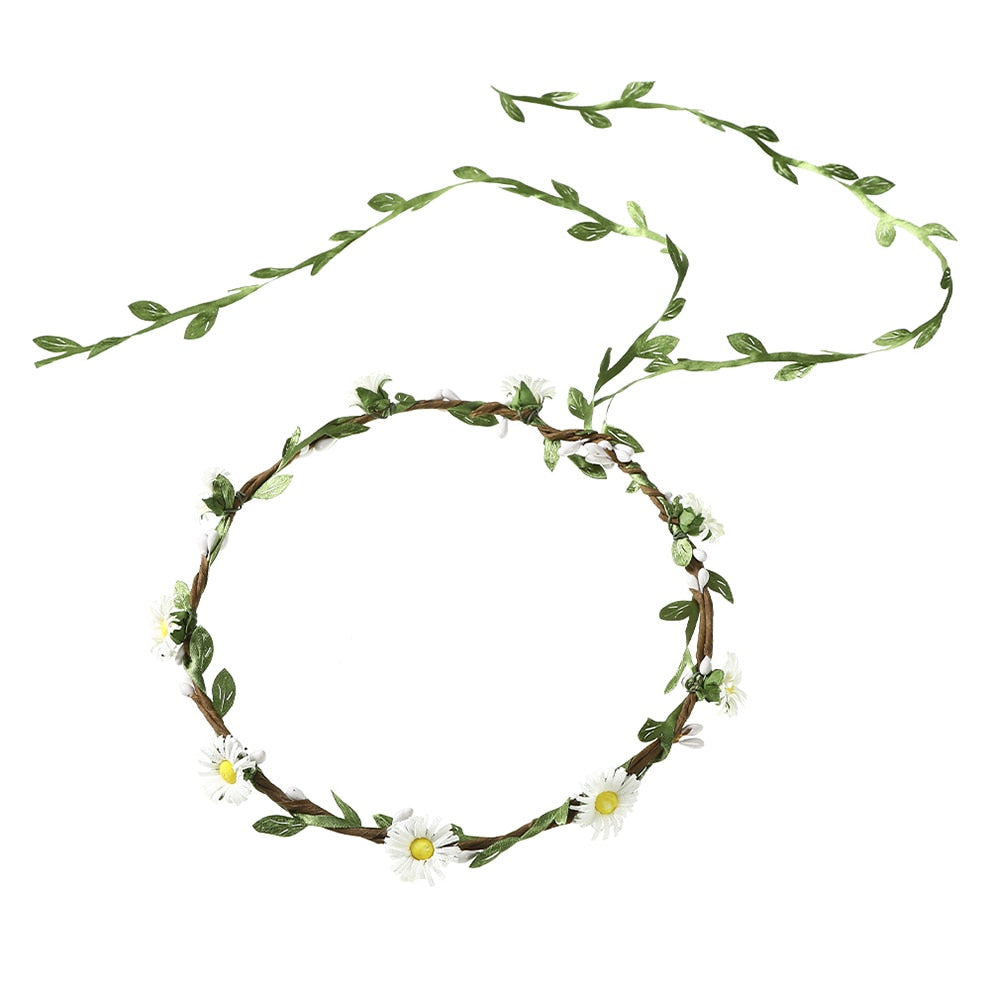 Molans Spring Bohemian Flower Crowns - Orchid Unique