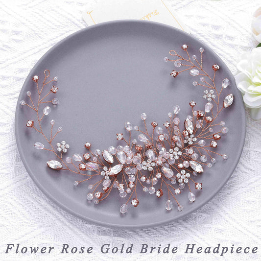 Handmade Bridal Headband - Orchid Unique
