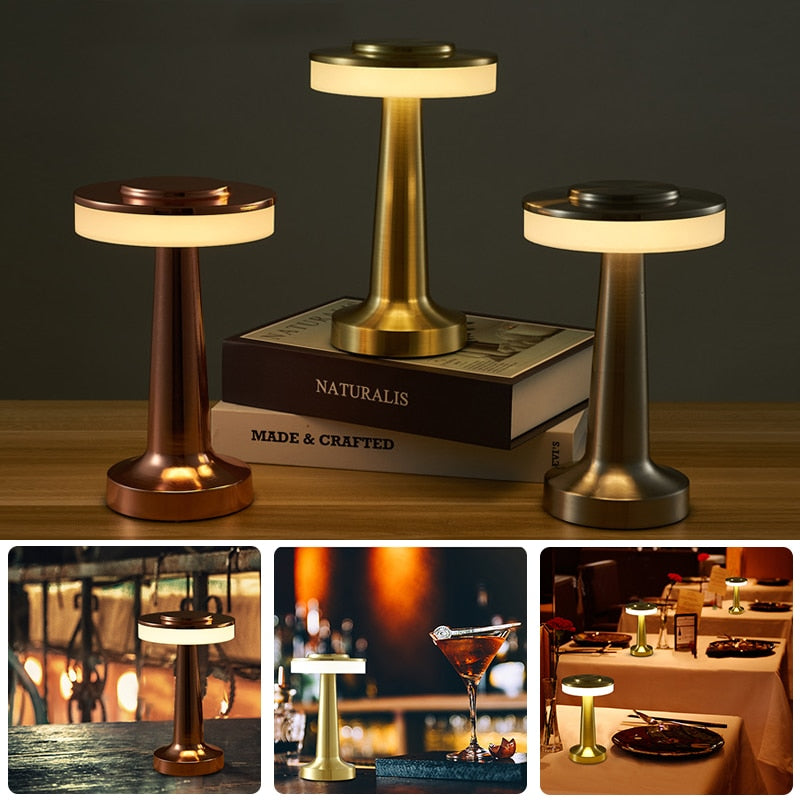 Touch Led Charging Table Lamp - Orchid Unique
