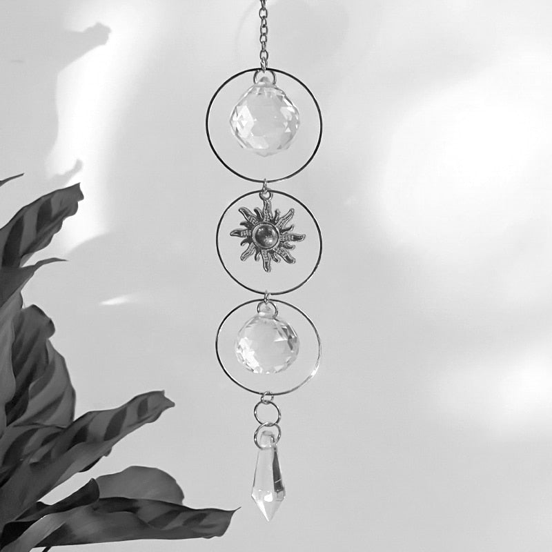 Cage Sun Catcher Crystal Rainbow Maker - Orchid Unique