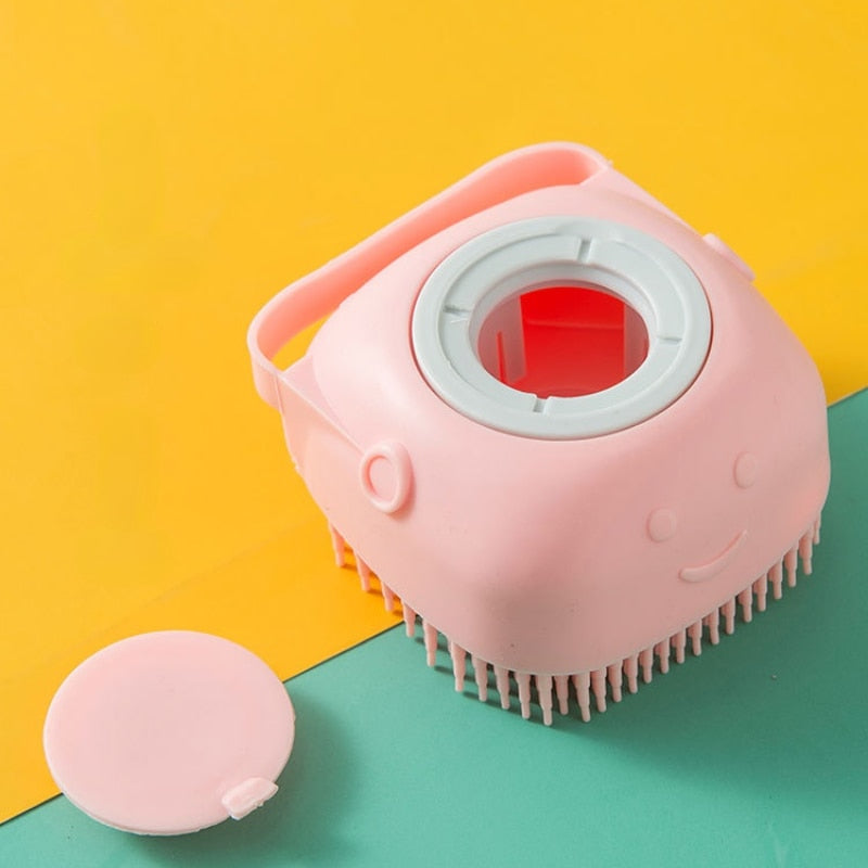 Pet brush and massage comb - Orchid Unique