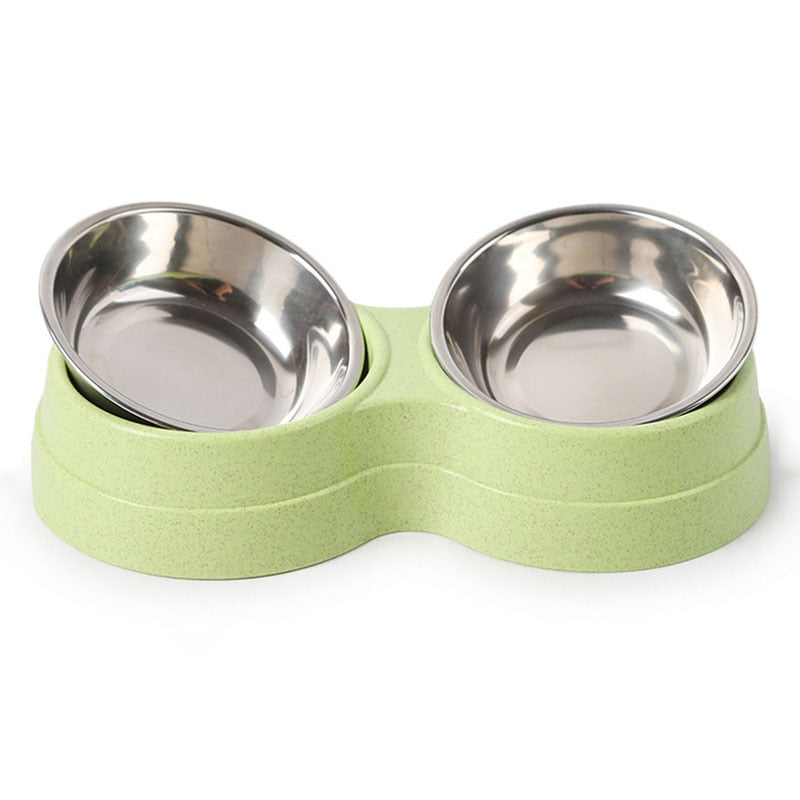 Double Pet Feeding Bowls - Orchid Unique