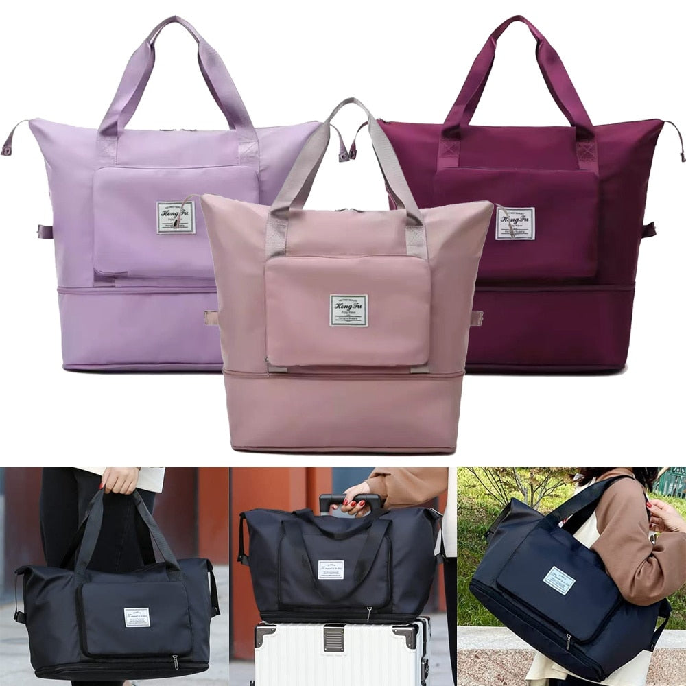 Waterproof Tote Multifunctional Travel Luggage - Orchid Unique