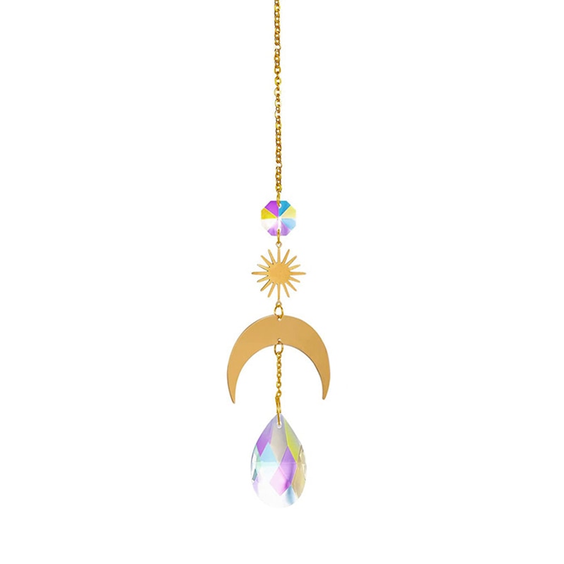 Cage Sun Catcher Crystal Rainbow Maker - Orchid Unique