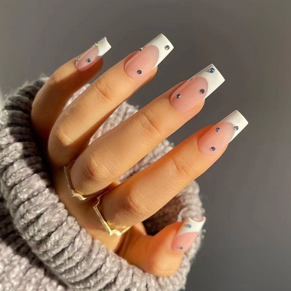 Short Round/Square Head False Nails - Orchid Unique