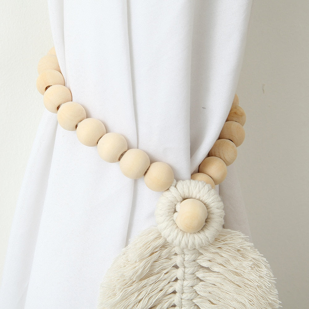 Macrame Room Curtain Tieback Rope - Orchid Unique