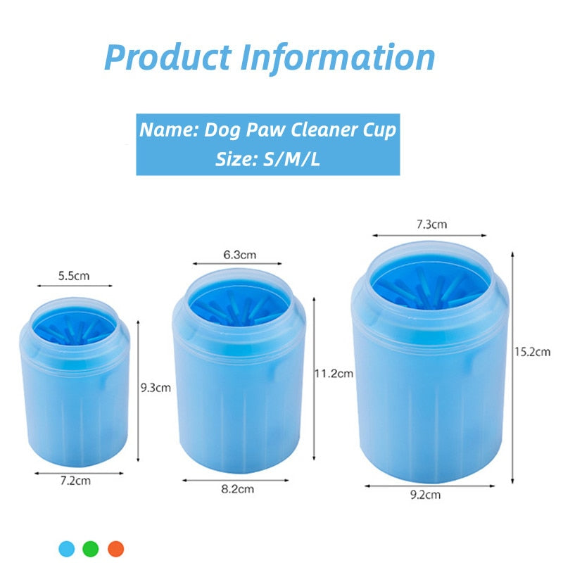 Dog Paw Cleaner Cup - Orchid Unique