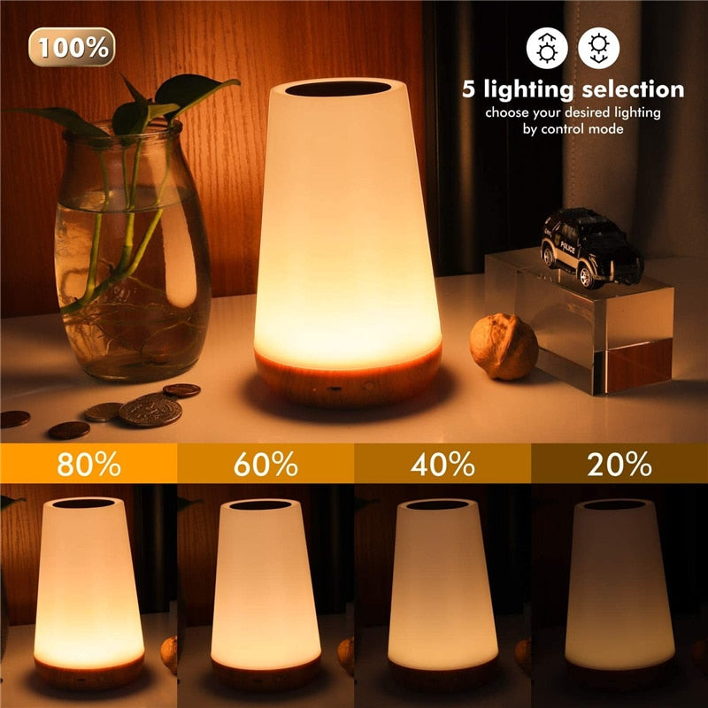 Table Sensor Control Colorful Lamp - Orchid Unique