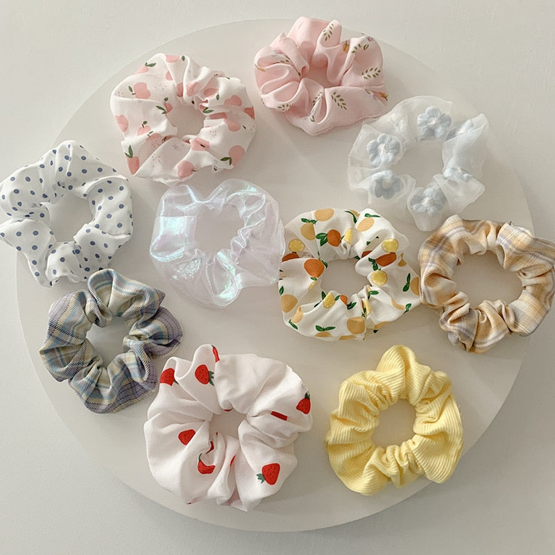 Hair Scrunchies - Orchid Unique