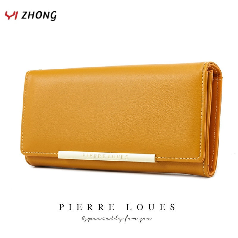 Leather Luxury Wallet - Orchid Unique