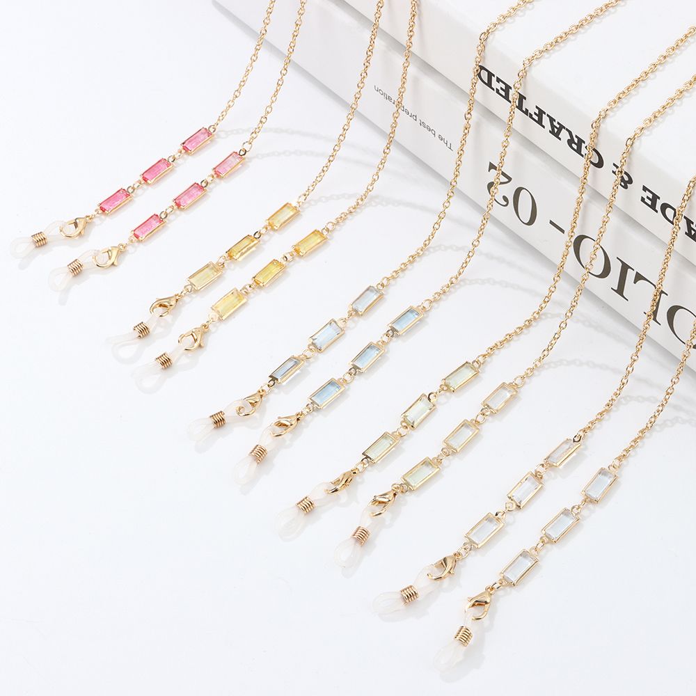Crystal Beaded Glasses Chains - Orchid Unique