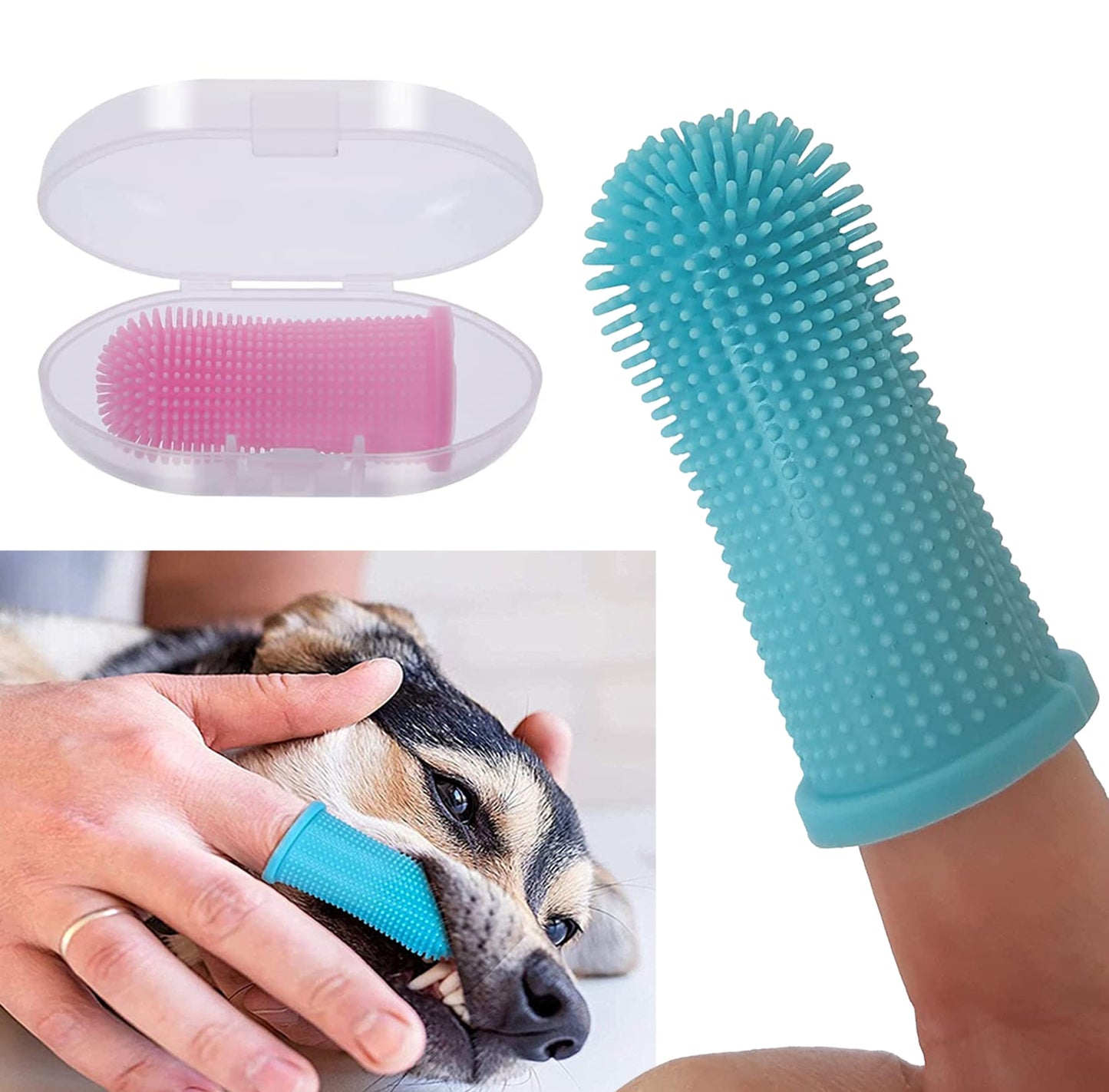 Finger toothbrush - Orchid Unique