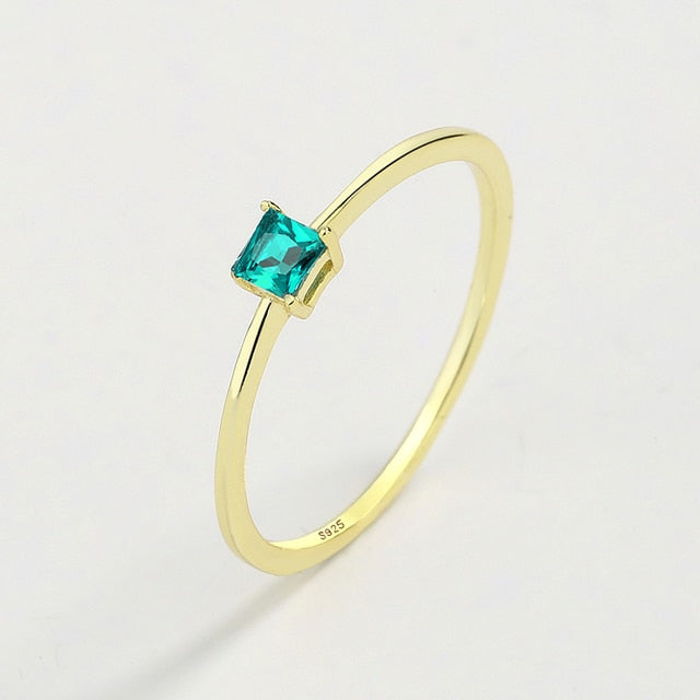 Heart-Shaped Genuine Sapphire Ring - Orchid Unique