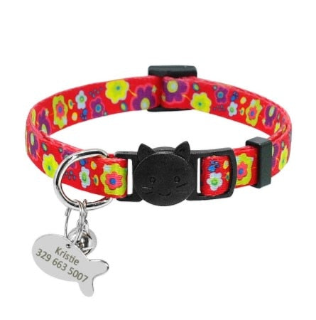Quick Release Gorgeous Cat Collar - Orchid Unique
