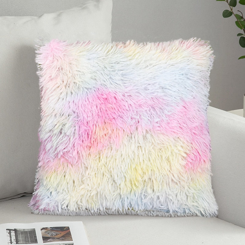 Soft Fluffy Cushion Cover - Orchid Unique