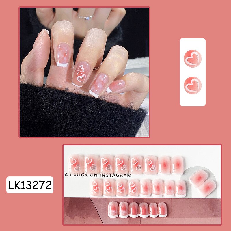 Cute Wearable Press On Nail Art - Orchid Unique