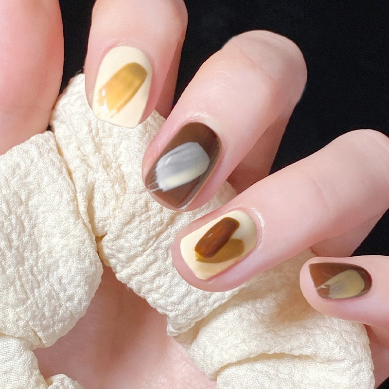 Charming Detachable Finished Fingernails - Orchid Unique