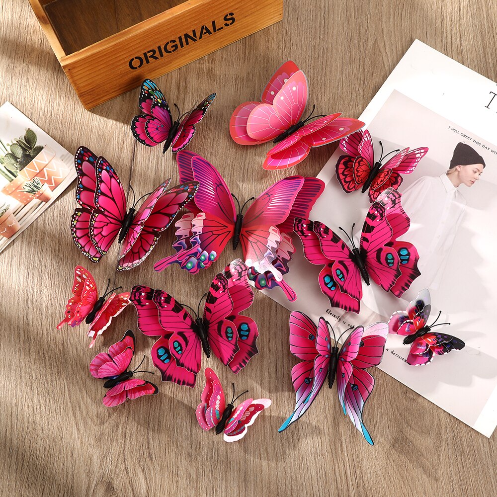 Haimeikang Handmade Blue Butterfly Headband Big Ladies Costume Hair Accessories Show Ladies Tea Show Hairband Headpieces - Orchid Unique