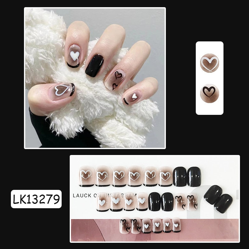 Cute Wearable Press On Nail Art - Orchid Unique