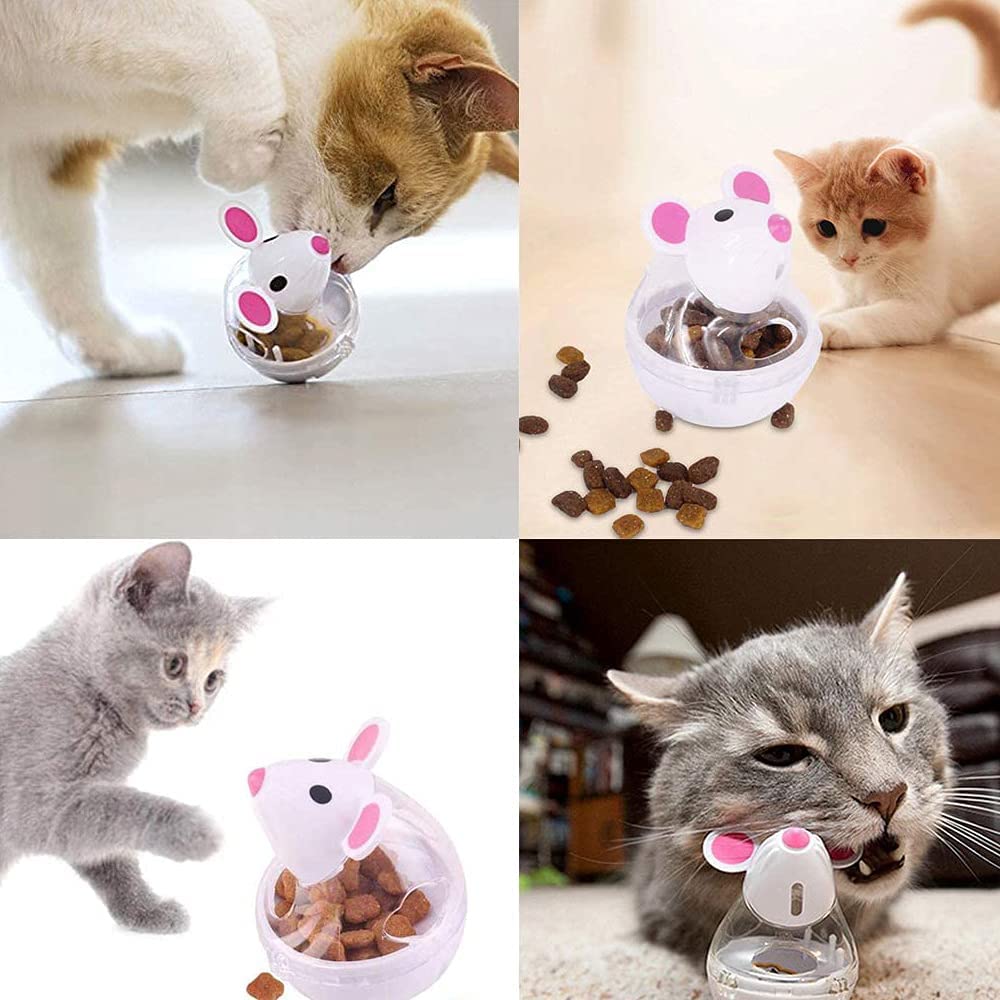 Interactive Cat Food Feeder - Orchid Unique