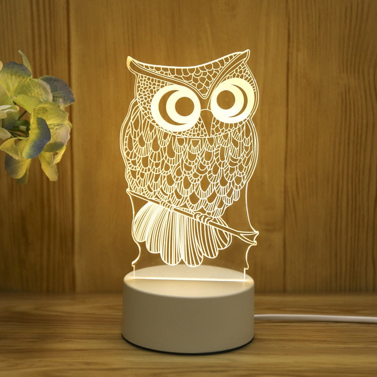USB Led Night Light Message Board - Orchid Unique
