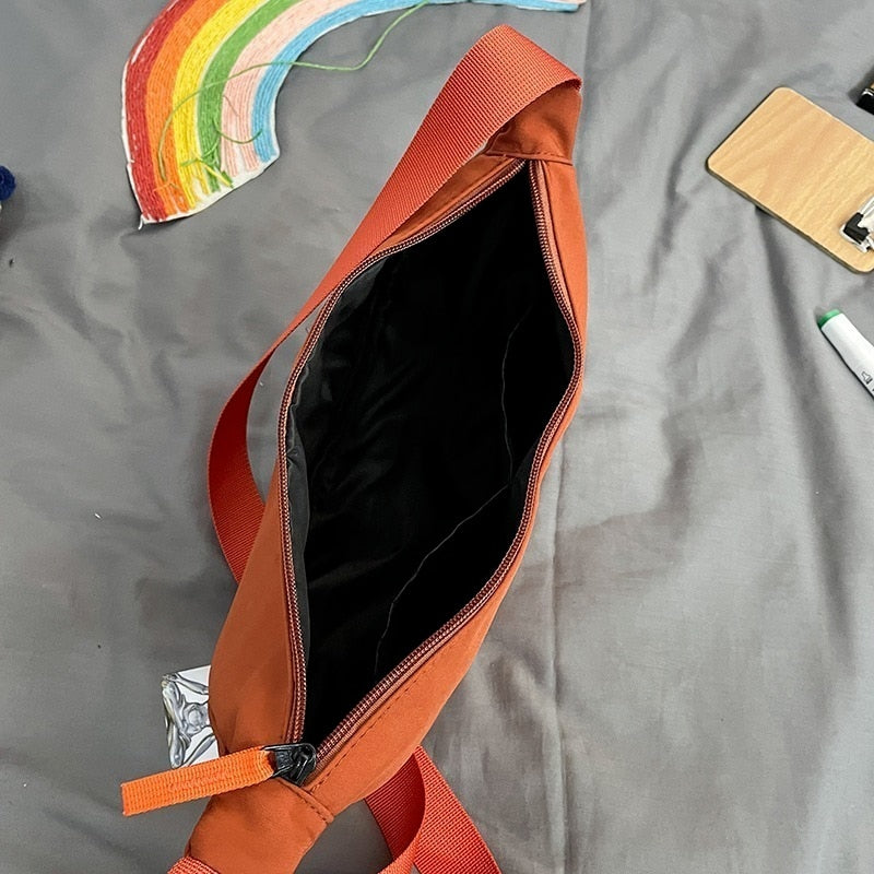 Solid Color Chest Bag - Orchid Unique