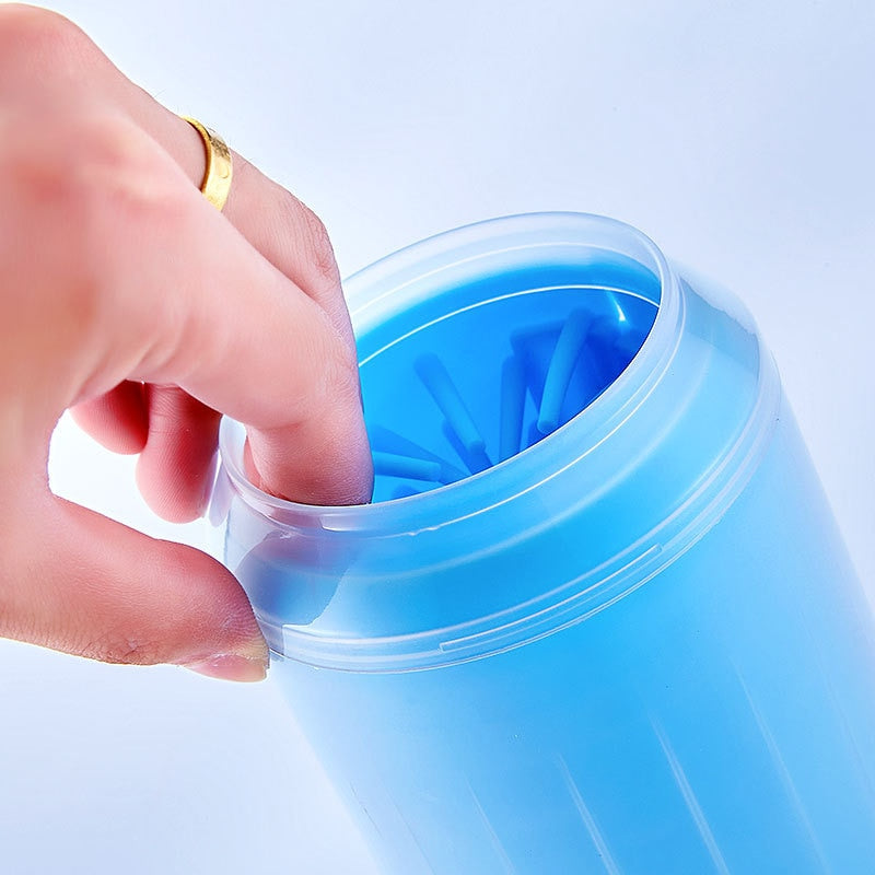 Dog Paw Cleaner Cup - Orchid Unique