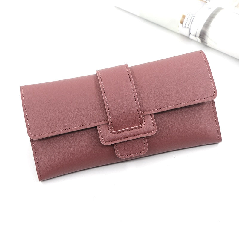 Long Hasp Fold-over Wallet - Orchid Unique