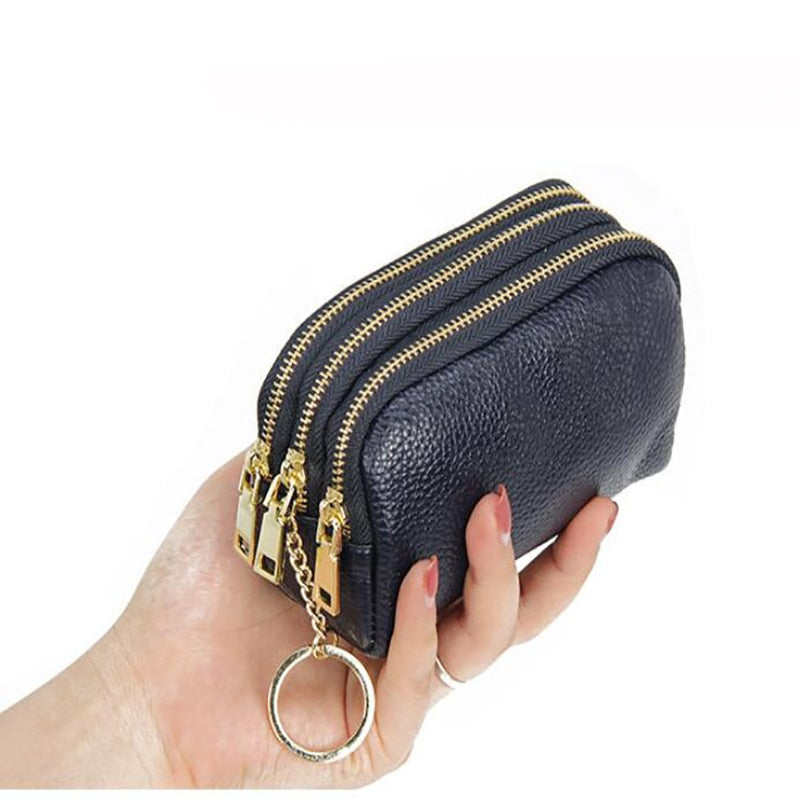 Genuine Leather Wallet - Orchid Unique