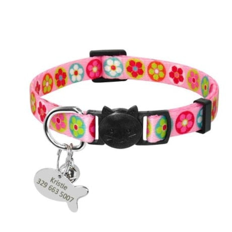 Quick Release Gorgeous Cat Collar - Orchid Unique