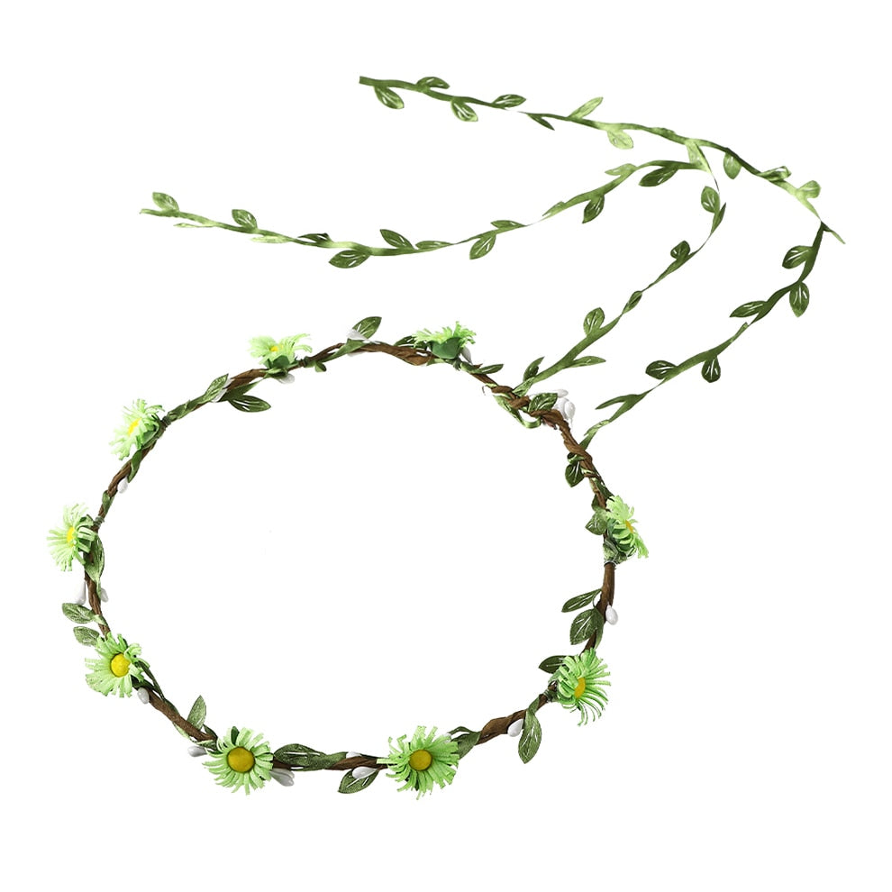 Molans Spring Bohemian Flower Crowns - Orchid Unique