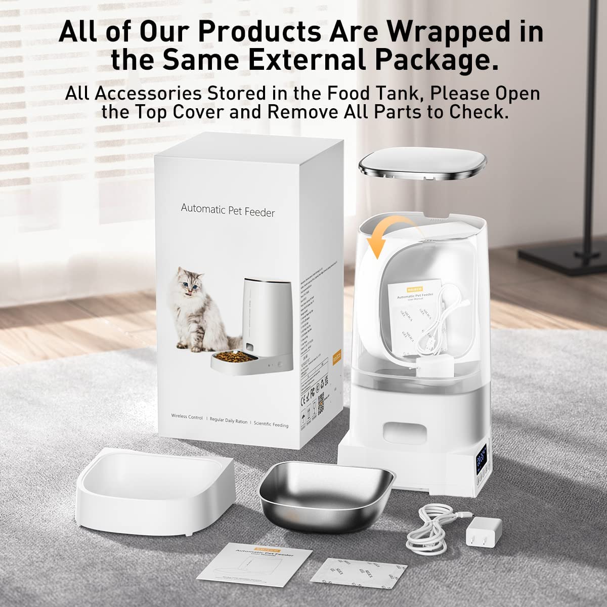Automatic Pet Feeder - Orchid Unique