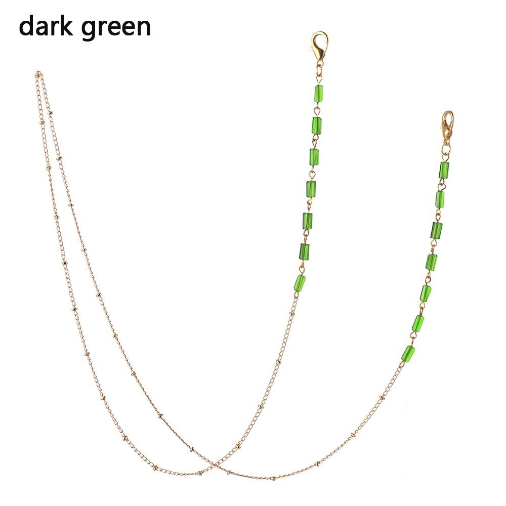 Crystal Beaded Glasses Chains - Orchid Unique
