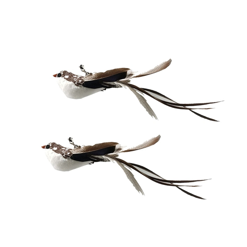 Simulation Bird Interactive Funny Stick Toy - Orchid Unique