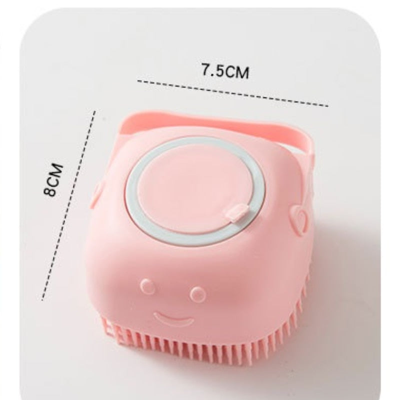 Pet brush and massage comb - Orchid Unique