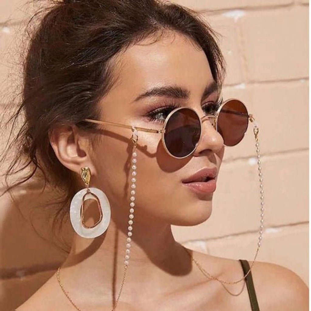 Pearl Glasses Chain - Orchid Unique