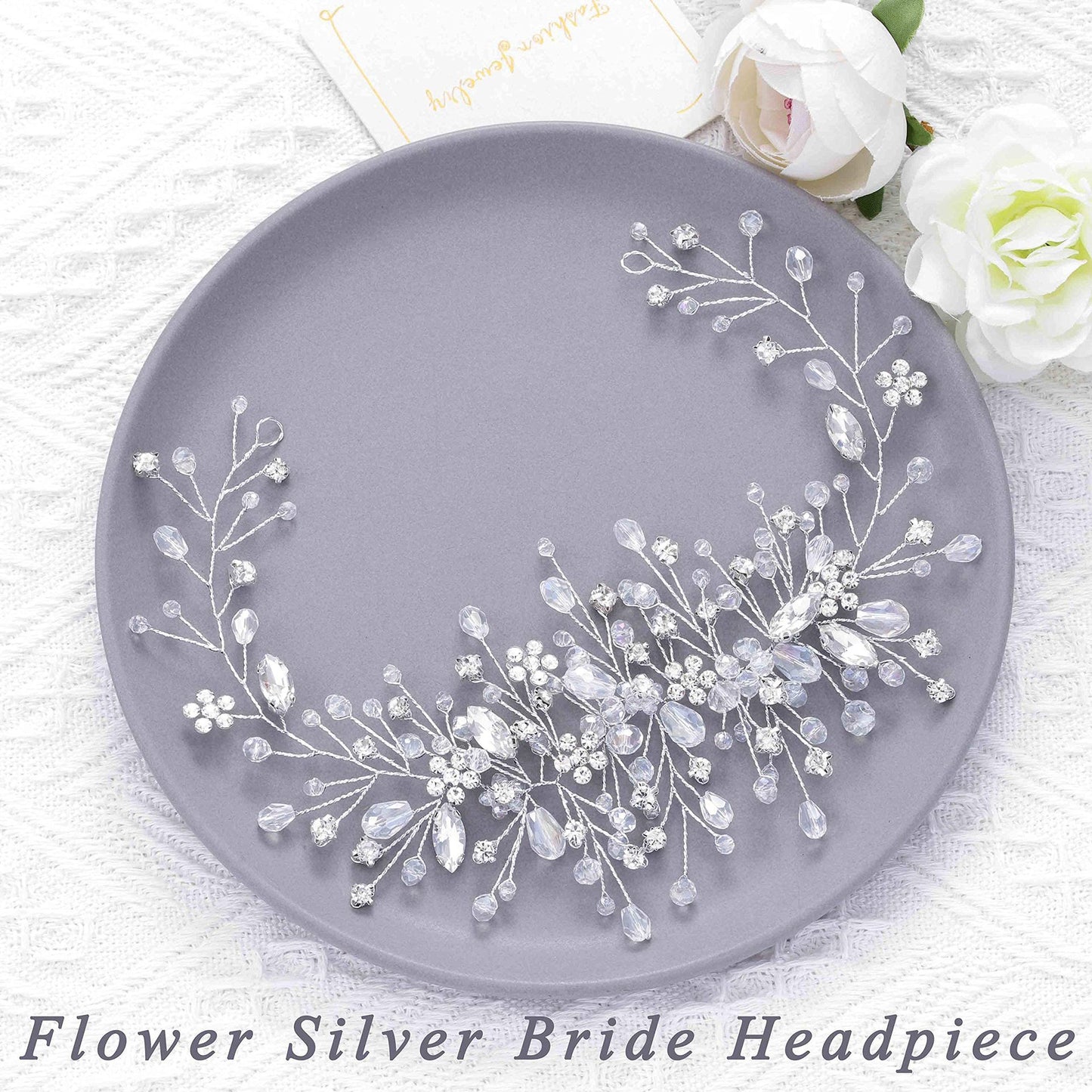 Handmade Bridal Headband - Orchid Unique