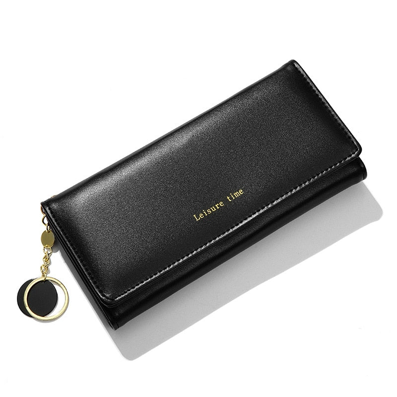 Leather Luxury Wallet - Orchid Unique