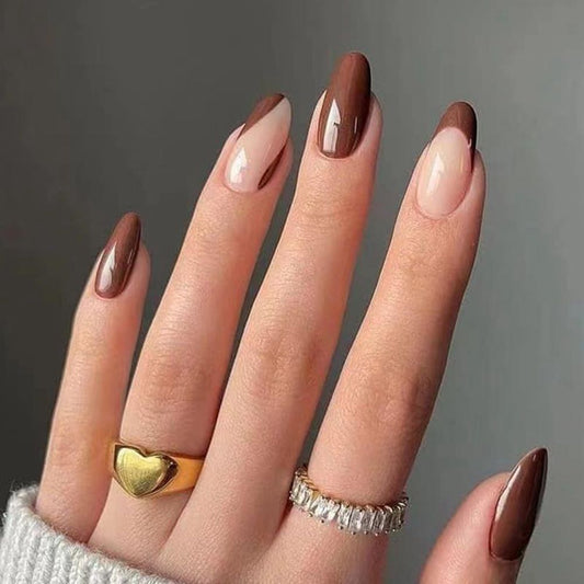 Cloud Pattern Design False Nails - Orchid Unique