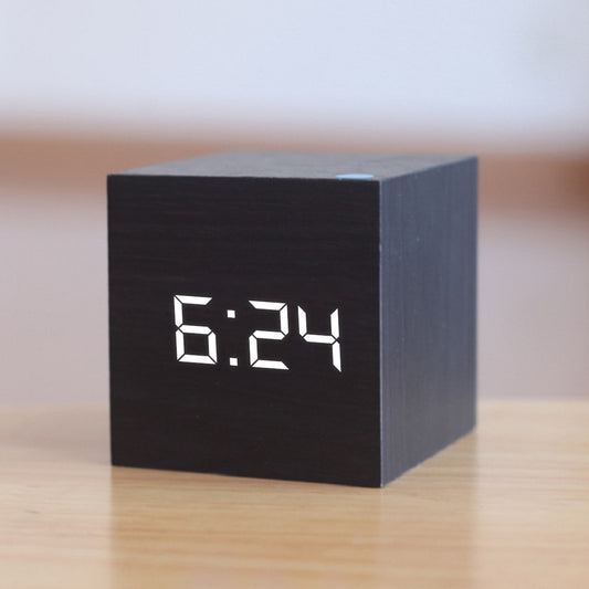 Qualified Digital Wooden LED Alarm Clock - Orchid Unique
