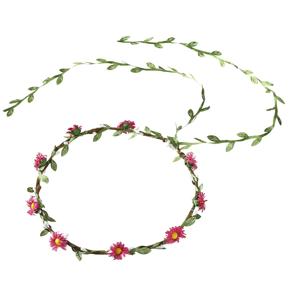 Molans Spring Bohemian Flower Crowns - Orchid Unique