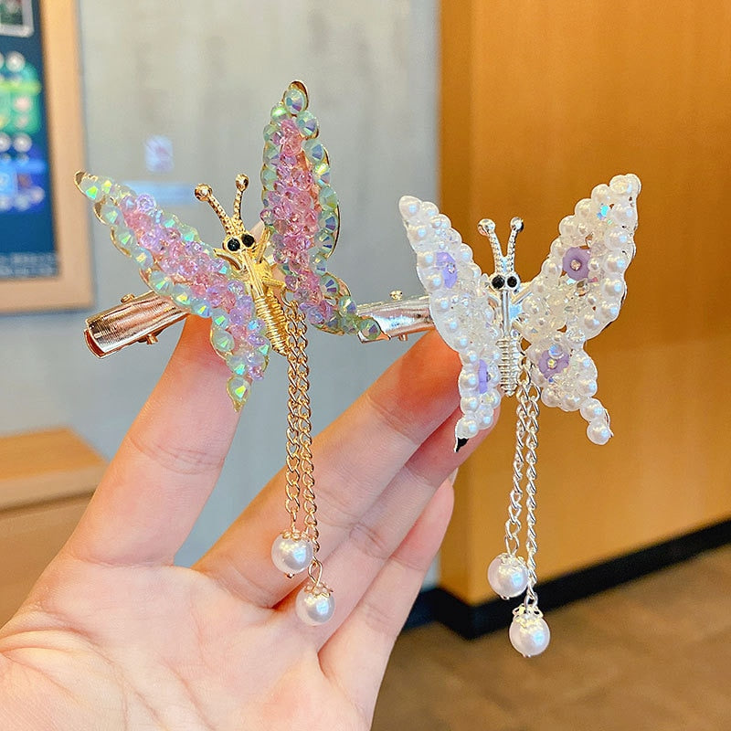 New Cute Moving Butterfly Hairpin - Orchid Unique