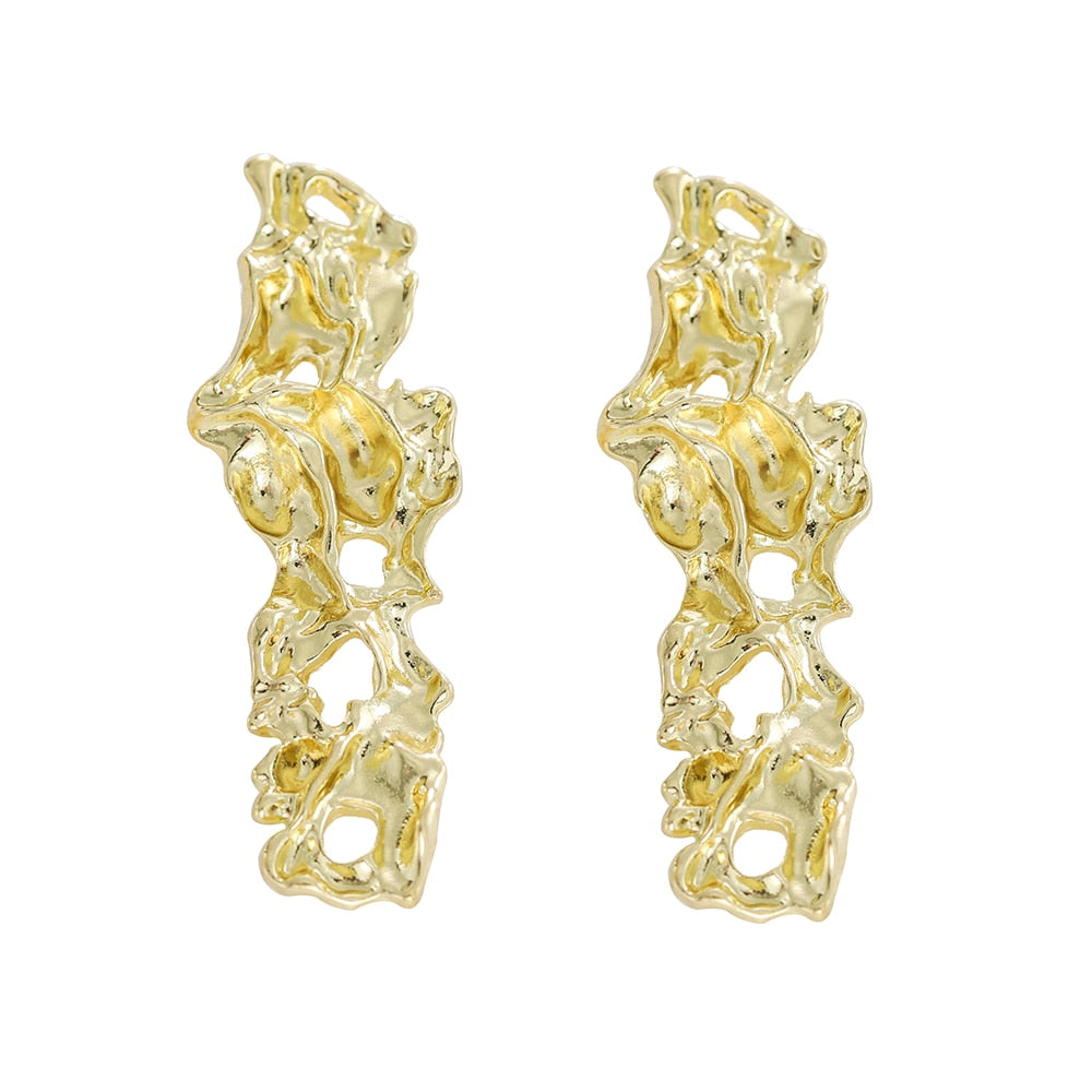 Trendy Attractive Big Earrings - Orchid Unique