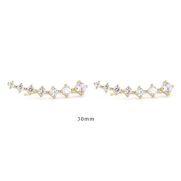 Dainty Earring Climber - Orchid Unique